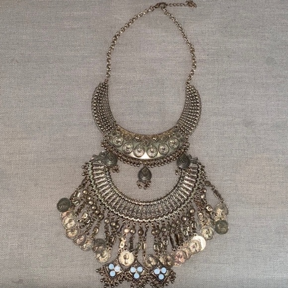 Boho statement Necklace - Picture 2 of 4